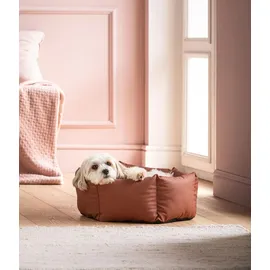 dehner lieblinge Kuschelbett Cora, rund, braun, ca. B75/H19/T75 cm,