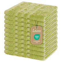 LAVEA Elena Handtuchset 10-tlg. grün