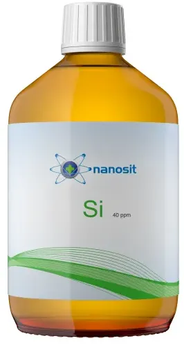 nanosit kolloidales Silizium 40 ppm, 500 ml