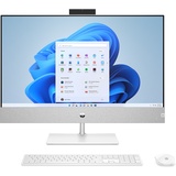 HP Pavilion 27-ca2103ng Snowflake White, Core i5-13400T 68,6 cm (27") 2560 x 1440 Pixel All-in-One-PC 16 GB DDR4-SDRAM 512 GB SSD Windows 11 Home Wi-Fi 5 (802.11ac) Silber