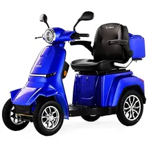 VELECO GRAVIS Elektromobil 1000W Seniorenmobil 4-Rad blau