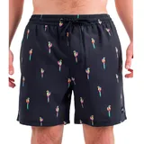 Hurley Cannonball 17" Board Shorts, Schwarze Kombi., M