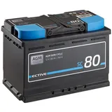 ECTIVE SC 80 AGM Semi Cycle Versorgungsbatterie 80Ah