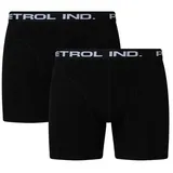 Petrol Industries Boxershorts schwarz/weiß S