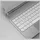 Uniq Venno Pro Magnetic Smart Keyboard Case für iPad Air 10,9" (2020/2022) / Pro 11" (2021/2022) / Air 11" (2024/2025/2026) Weiß