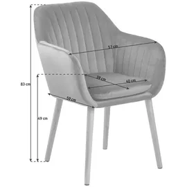 AC Design 2x AC Design, Stühle, Emilia Velvet