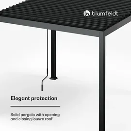 Blumfeldt Pavillon 3 x 3 m Schwarz