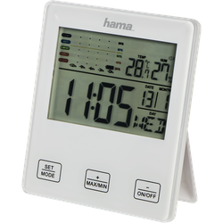 Hama TH-10, Thermometer + Hygrometer, Weiss