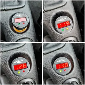 Ansmann PowerCheck12/24V-bl Kfz-Spannungsmesser 24 V, 12 V