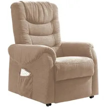 Livetastic Fernsehsessel Nino Hellbraun Nylon/Struktur