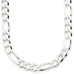 Kette ohne Anhänger »Schmuck Geschenk Silber 925 Halsschmuck Halskette Figarokette«, 59824114-60 silberfarben