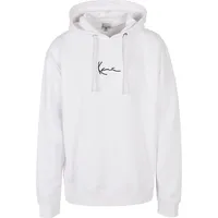 Karl Kani KKMQ12005 SMALL SIGNATURE HOODY WHT in weiß,