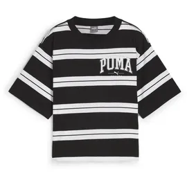 Puma Squad Striped T-Shirt Damen 01 black L