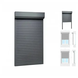 vidaXL Rollladen Aluminium 100x210 cm Anthrazit