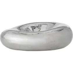 Shine Dekoschale 18 cm silberfarben