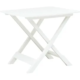 vidaXL Gartentisch Klappbar 79 x 72 x 70 cm Weiß
