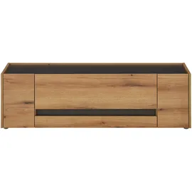 Home Affaire City/Giron Lowboard 140 cm Beige Holzwerkstoff