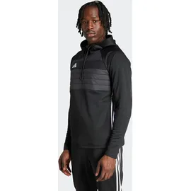 adidas Tiro 25 Essentials Winterized Training Kapuzenpullover - Black / White - XL