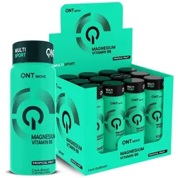 QNT Magnesium Sport Shot (12x80ml) Tropical Fruit One Size