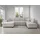 trends by hg Wohnlandschaft Polyester U-Form 3-Sitzer Beige