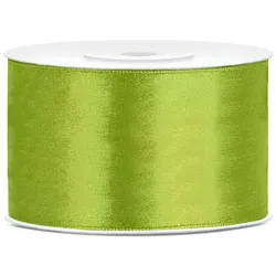 Satin Geschenkband grün 25m 38mm breit