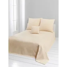Pereira da Chuna Tagesdecke 240 x 210 cm Beige/Weiß