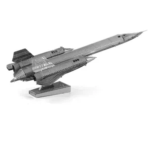 Fascinations Metal Earth SR-71 Blackbird, Starrflügelflugzeug-Modell Montagesatz