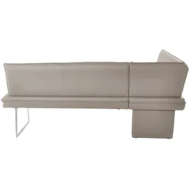 K+W Komfort & Wohnen Eckbank 86x60 cm Leder Longlife BRONCO langer Schenkel rechts oder links