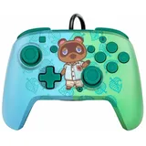 PDP Faceoff Deluxe Controller Animal Crossing Grün für Nintendo Switch