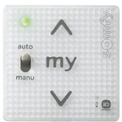 Somfy 1811013 Smoove A/M io Pure Shine sensitiver Wandsender 1 Kanal
