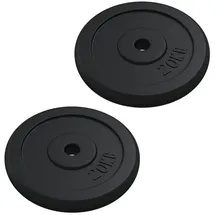vidaXL Hantelscheibe 40 kg Gusseisen