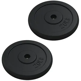 vidaXL Hantelscheibe 40 kg Gusseisen