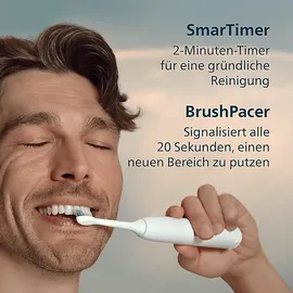 Philips Sonicare 5500 HX7119/01 weiß + 2. Handstück navy