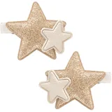 Billy loves Audrey Dopppelstern Clip Set | goldrush/moonbeam | Haarspangen, Haarclips, Haarklammern, Haargummis, Frisur | 2 Stück | 5 cm x | Unisex | Mädchen