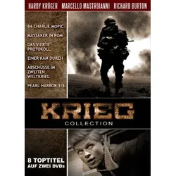 Krieg Collection (84 Charlie Mopic/Massaker in Rom/Das vierte Protokoll/Einer kam durch/Abschüsse im zweiten Weltkrieg/Pearl Harbor - Teil 1-3) [2 DVDs] (Neu differenzbesteuert)