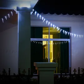 DEUBA Lichterkette Eiszapfen 80 LEDs 8m