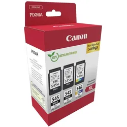 Canon Multipack Schwarz / Verschiedene Farben Pg-545Xl + Cl-546Xl Multi 8286B013 700 Exemplare