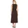 Zero Midikleid Braun/Lila 44