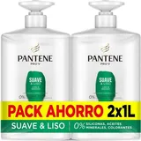 Pantene Pro-V Pantene Soft And Smooth Shampoo Lot 2 X 1000 ml