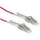 Roline LWL-Kabel 50/125μm OM4, LC/LC, Low-Loss-Stecker für hohe Dichte, violett, 7 m