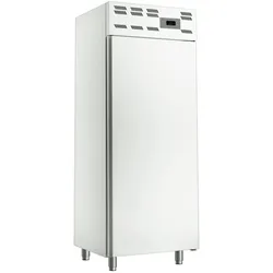 Gastro Kühlschrank weiß Kühlung 1 Tür 725x625x1970 mm 500l | + GT24 Geschirrtuch