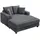Homcom Schlafsofa, Grau, Kunststoff, 2-Sitzer, Füllung: Schaumstoff,Schaumstoff,Taschenfederkern, 134x89x151 cm, Wohnzimmer, Sofas & Couches, Schlafsofas