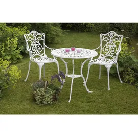 Merxx Lugano Gartentisch Ø 70 x 68 cm Weiß