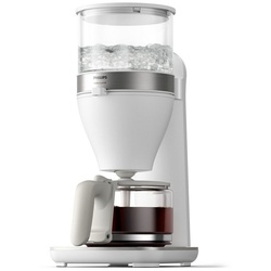 Philips Filterkaffeemaschine HD5416/00 Café Gourmet weiß, 1,25l Kaffeekanne, Papierfilter 1×4, mit Direkt-Brühprinzip, Aroma-Twister und Schwenkfilterhalter weiß