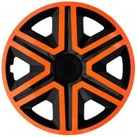 Radzierblende Action schwarz/orange 14 Zoll 4er Set