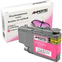 Ampertec Kompatible Tinte ersetzt Brother LC-427XLM magenta
