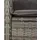 vidaXL Gartensessel mit Kissen 2 Stk. Verstellbar Grau Poly Rattan