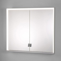Unterputz-Spiegelschrank mit Beleuchtung und 2 Türen, 14312172301