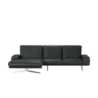 KOINOR Ecksofa  Hiero ¦ schwarz ¦ Maße (cm): B: 298 H: 80 T: 154