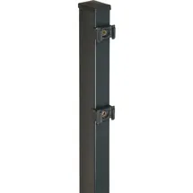 Floraworld Zaunpfosten 6 x 120 cm Grau/Stahl